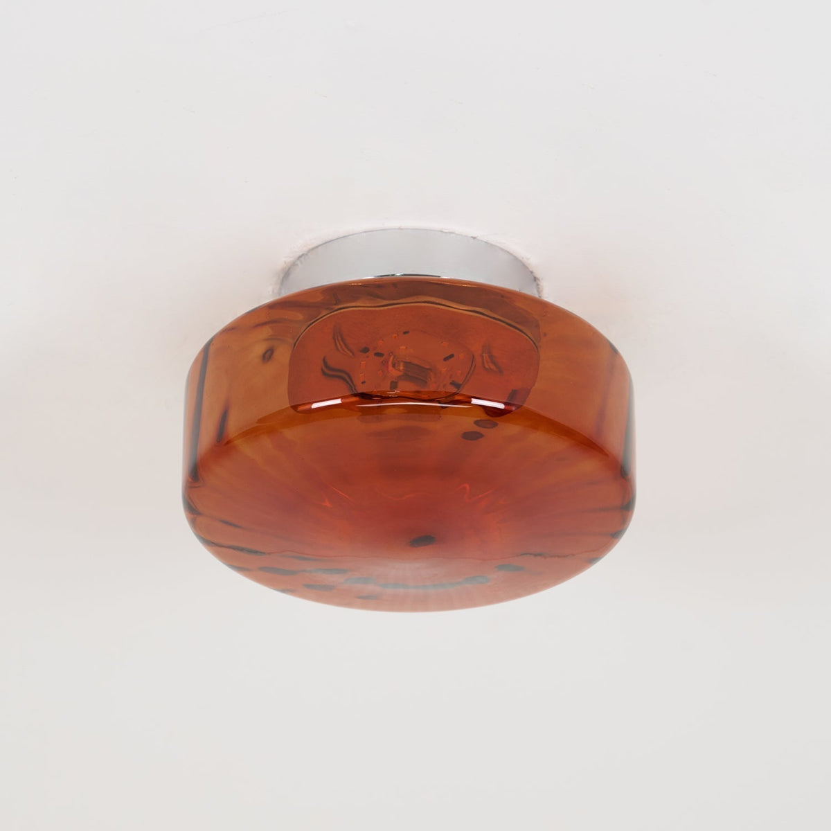 Zaboron Amber Glass Ceiling Light