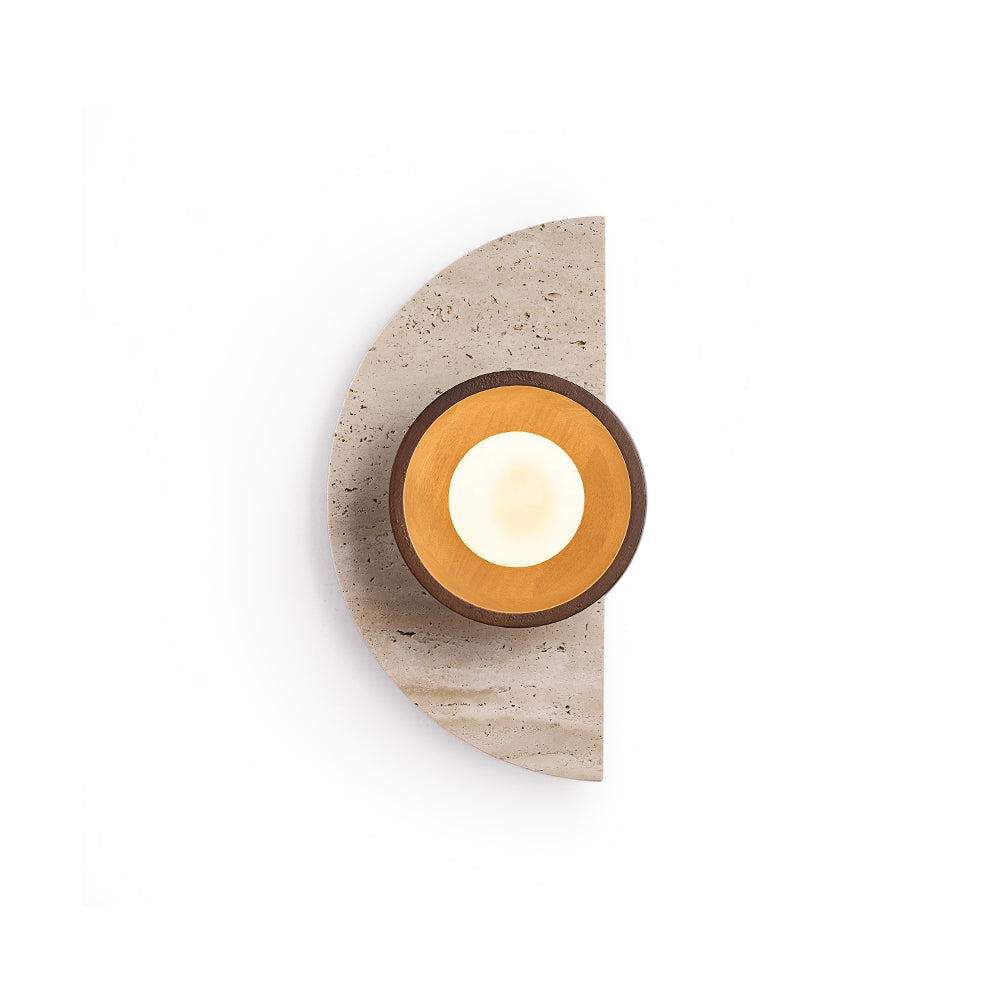 Dvaluvyi Individual Creativity Travertine Wall Lamp