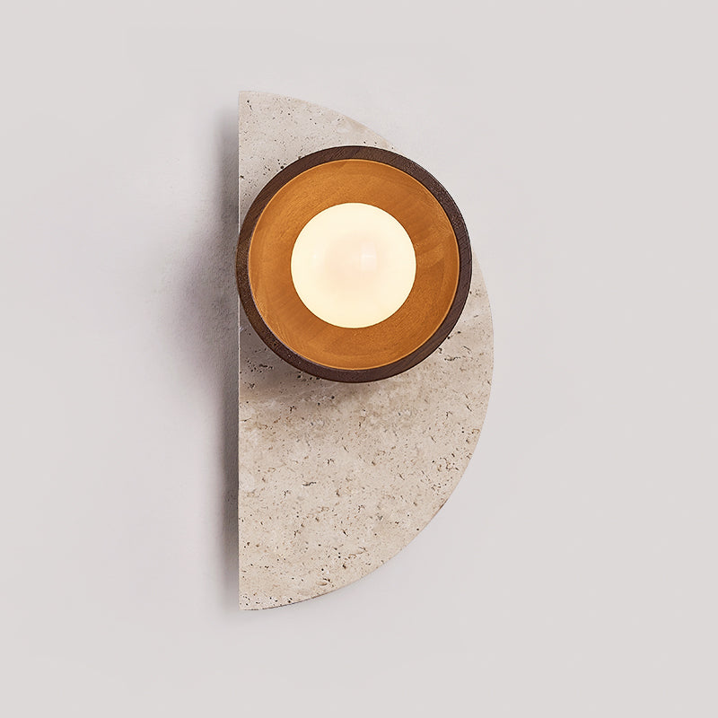Dvaluvyi Individual Creativity Travertine Wall Lamp