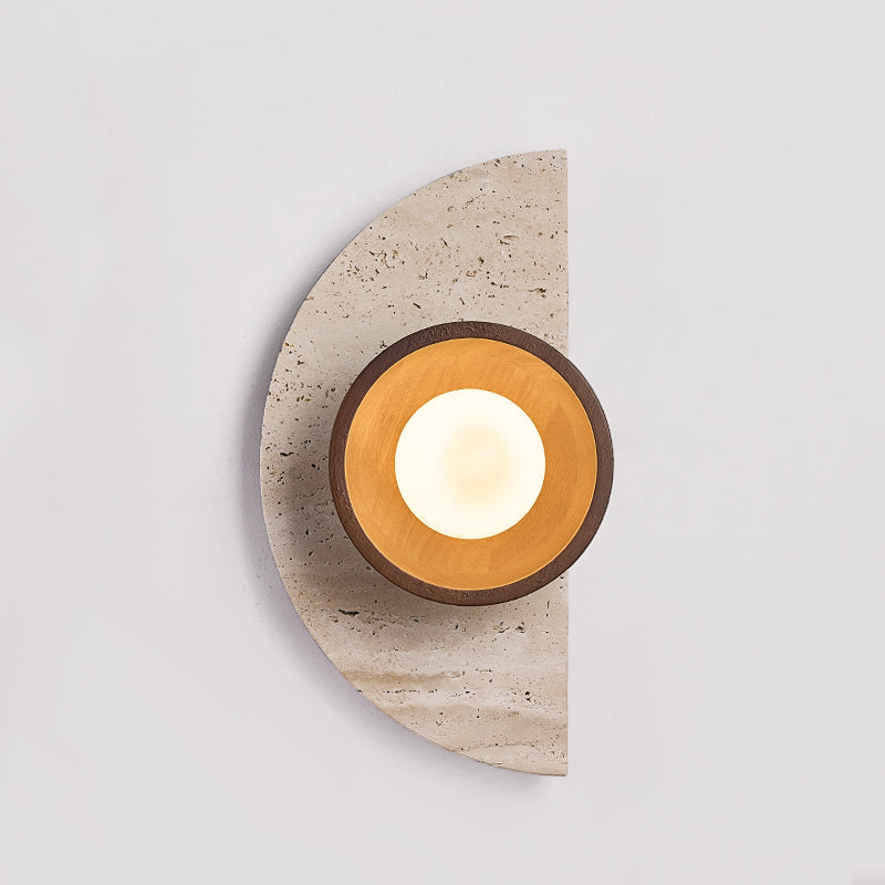 Dvaluvyi Individual Creativity Travertine Wall Lamp