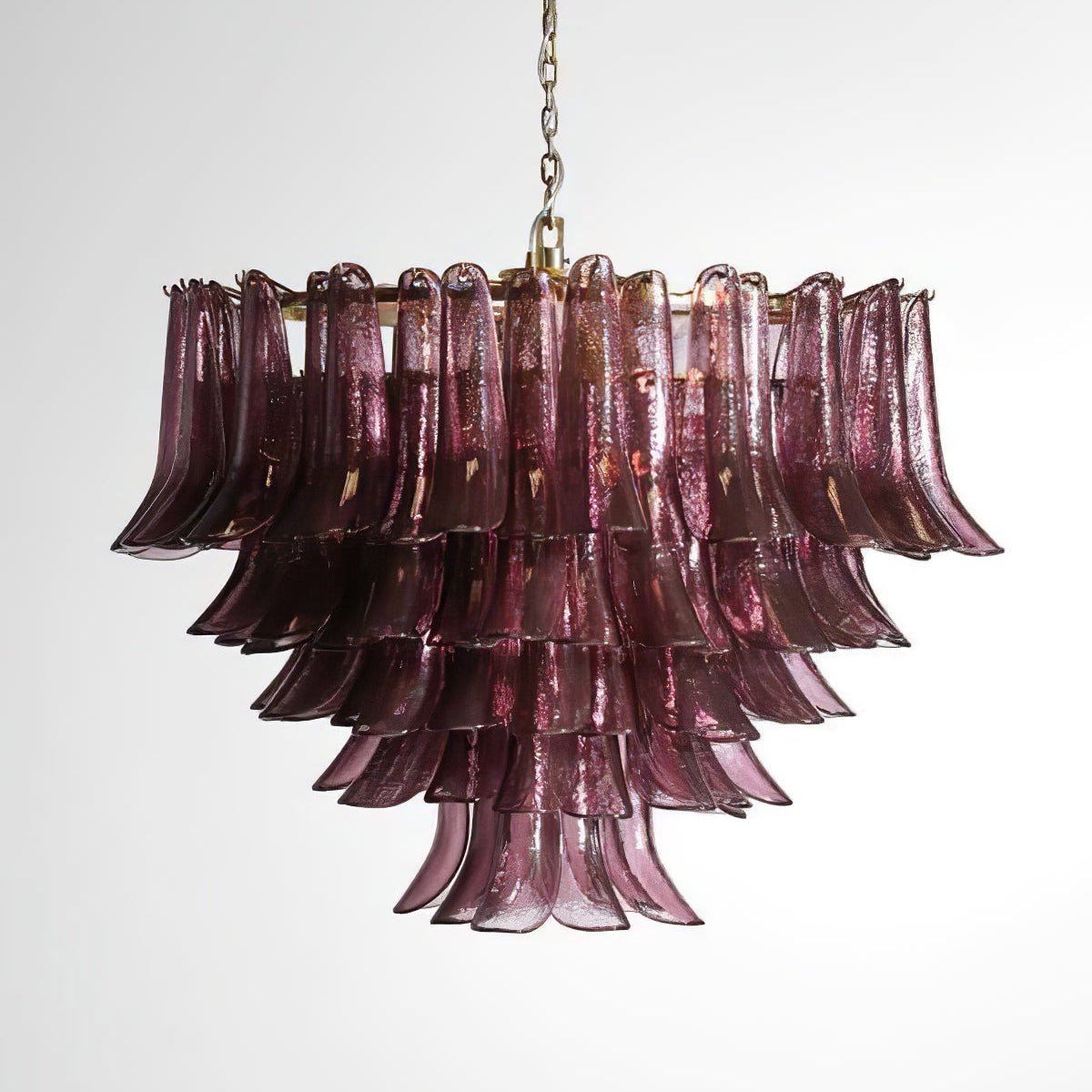 Amethyst Bloom Chandelier