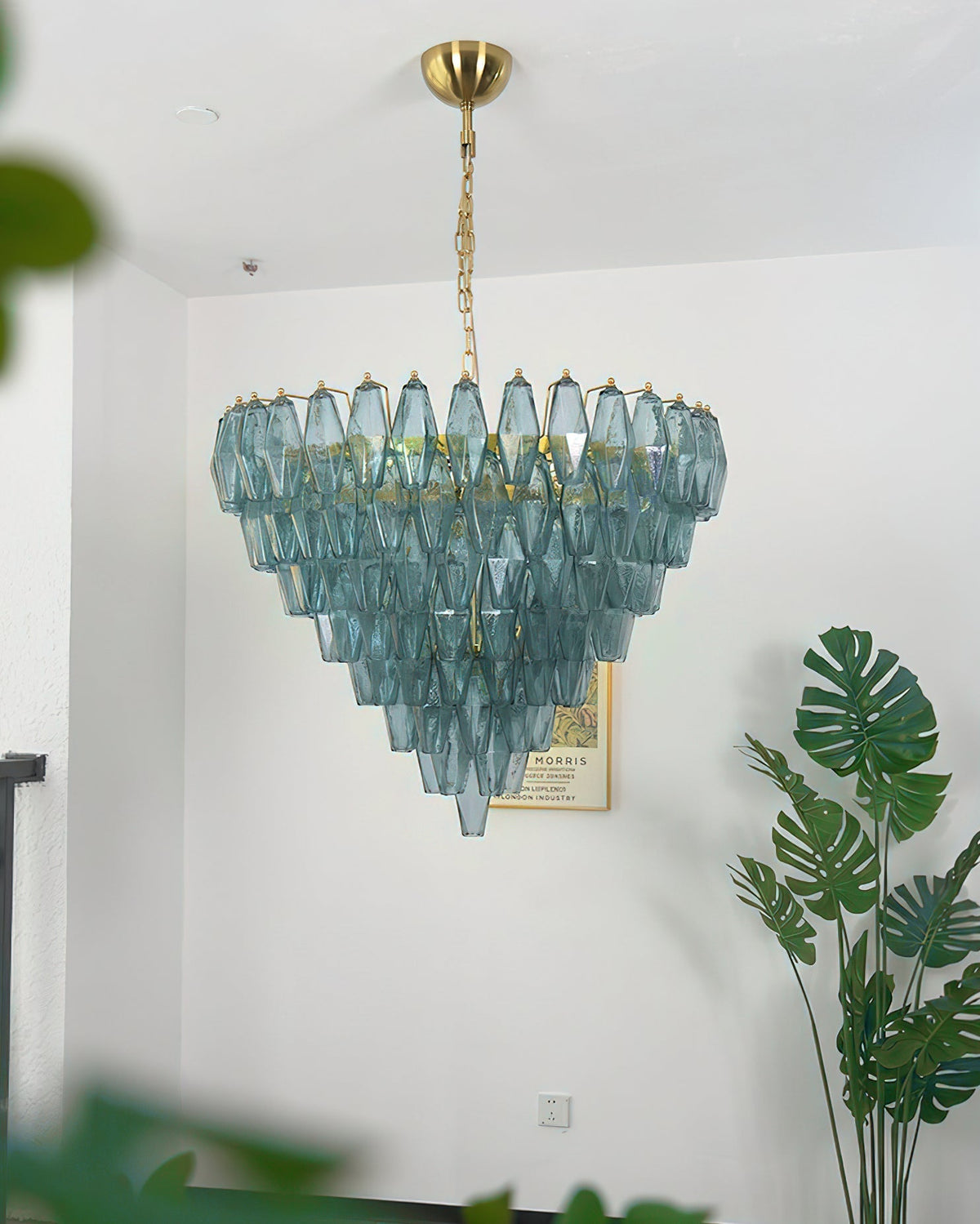 Rosalique Glass Chandelier