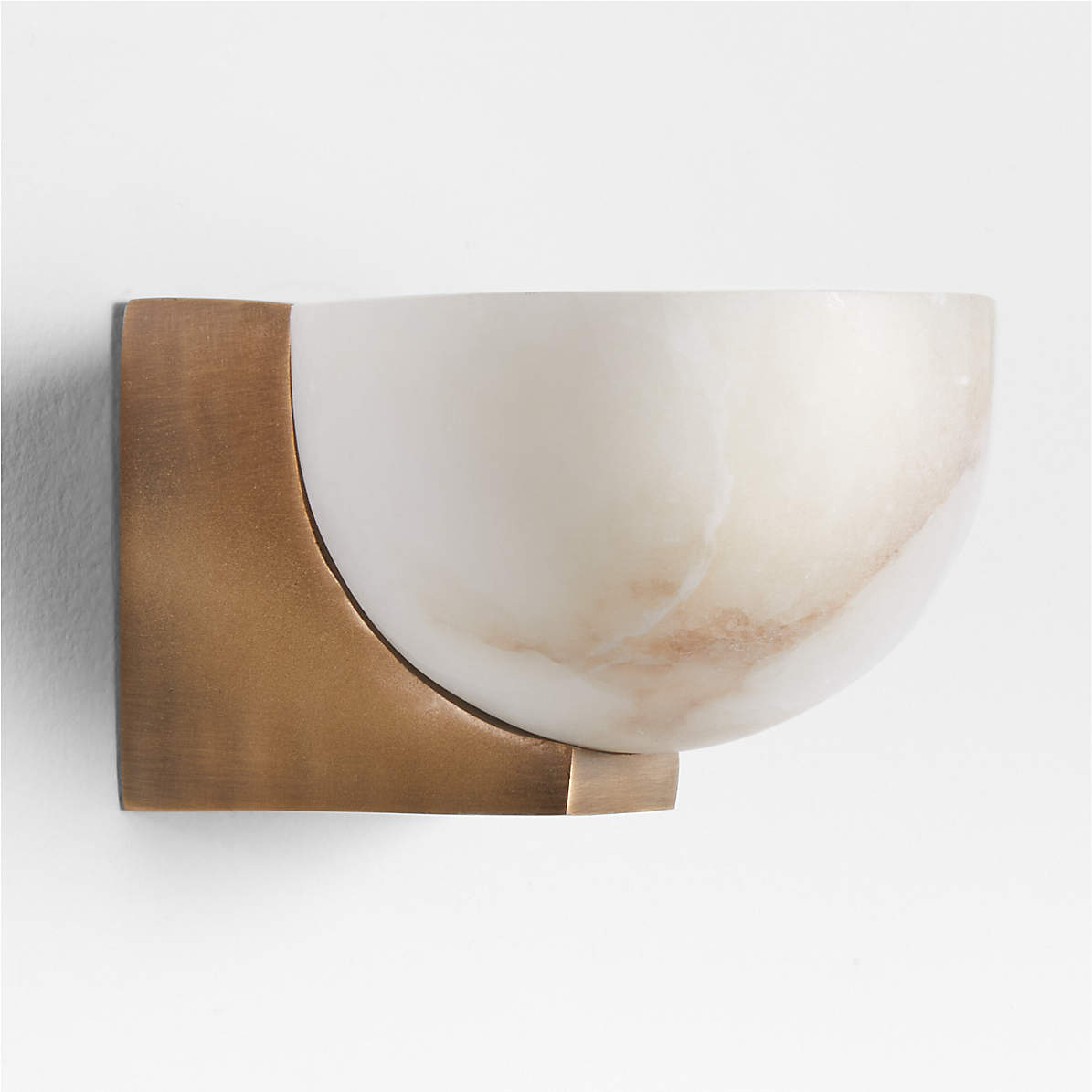 Ando Minimalist Alabaster Wall Lamp
