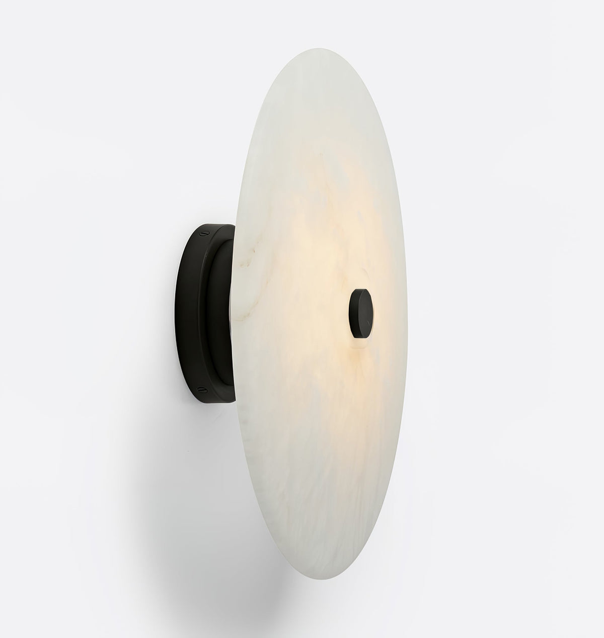 Ines Eterna Modern White Alabaster Wall Lamp