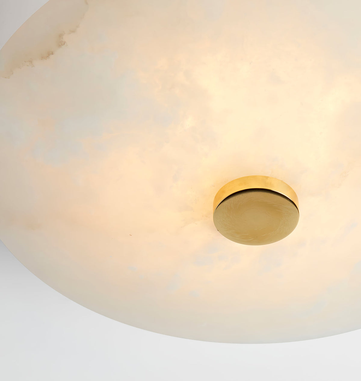 Ines Eterna Modern White Alabaster Wall Lamp