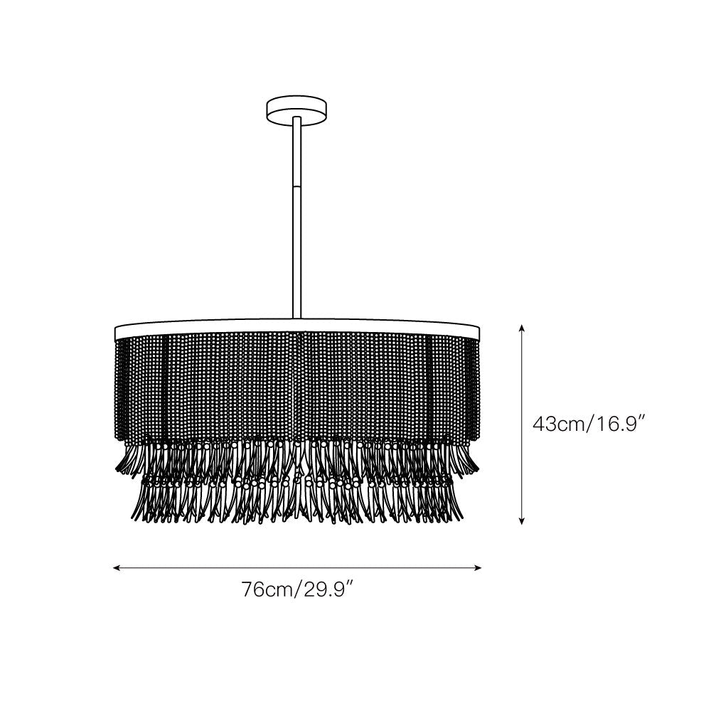 Ljomuvyn Postmodern Luxury Wood Metal Chandelier