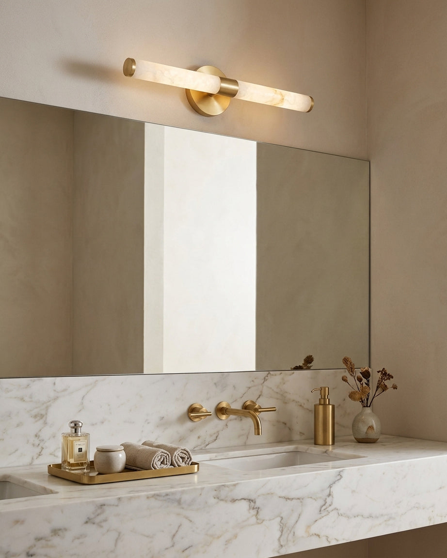 Alboise Picture Alabaster Wall Sconce