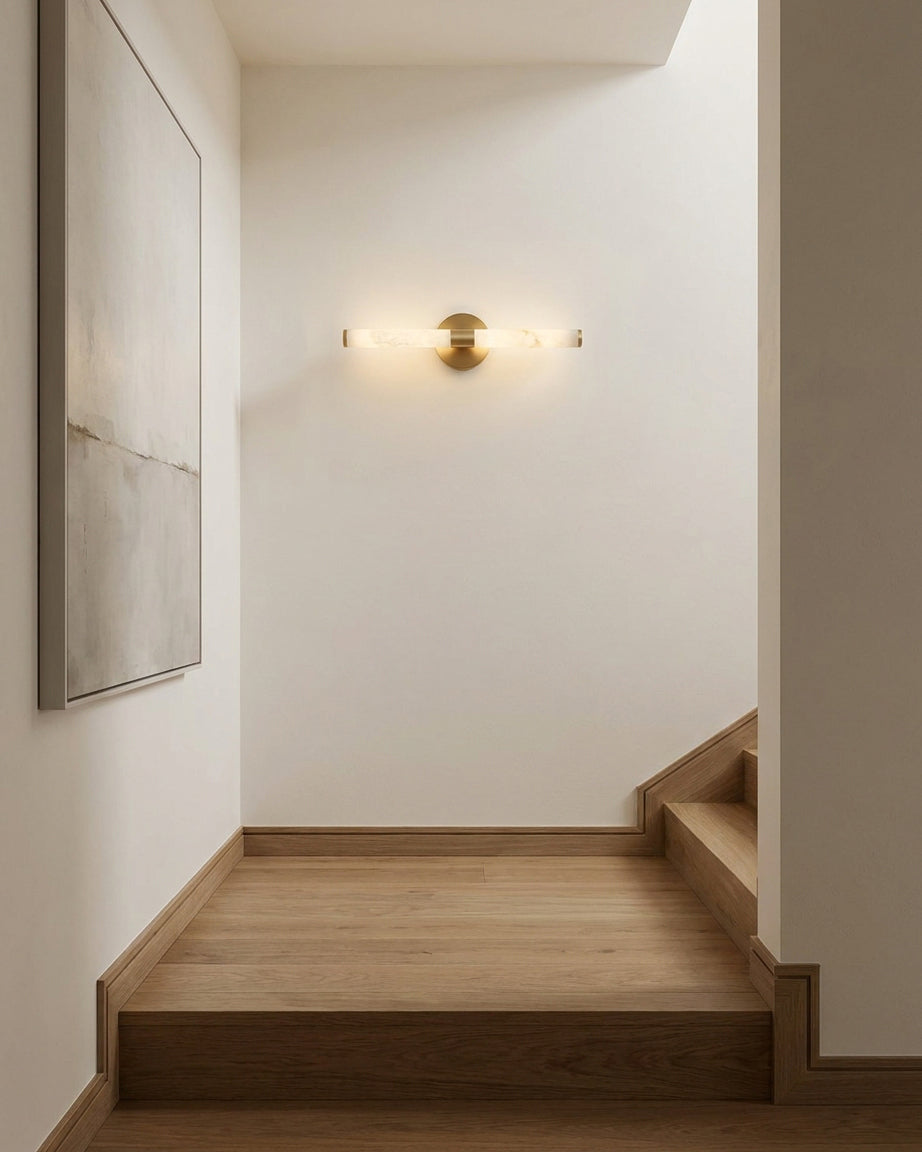 Alboise Picture Alabaster Wall Sconce
