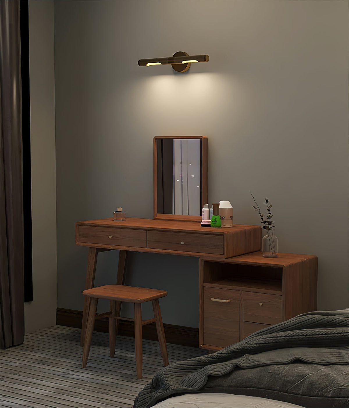 Sano Modern Brass LED Wall Light