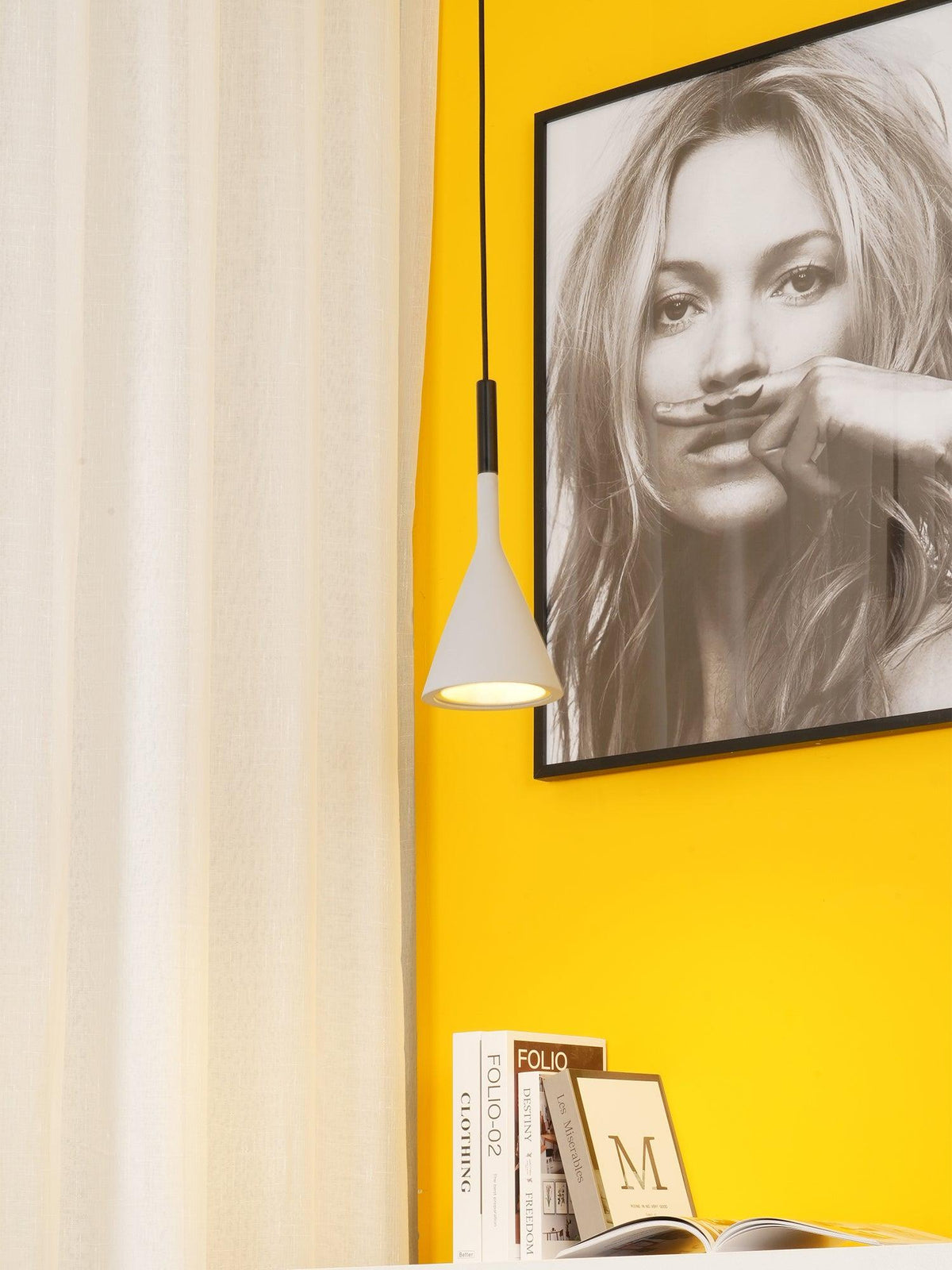 Nixor Pendant Lamp Concrete Conical Industrial
