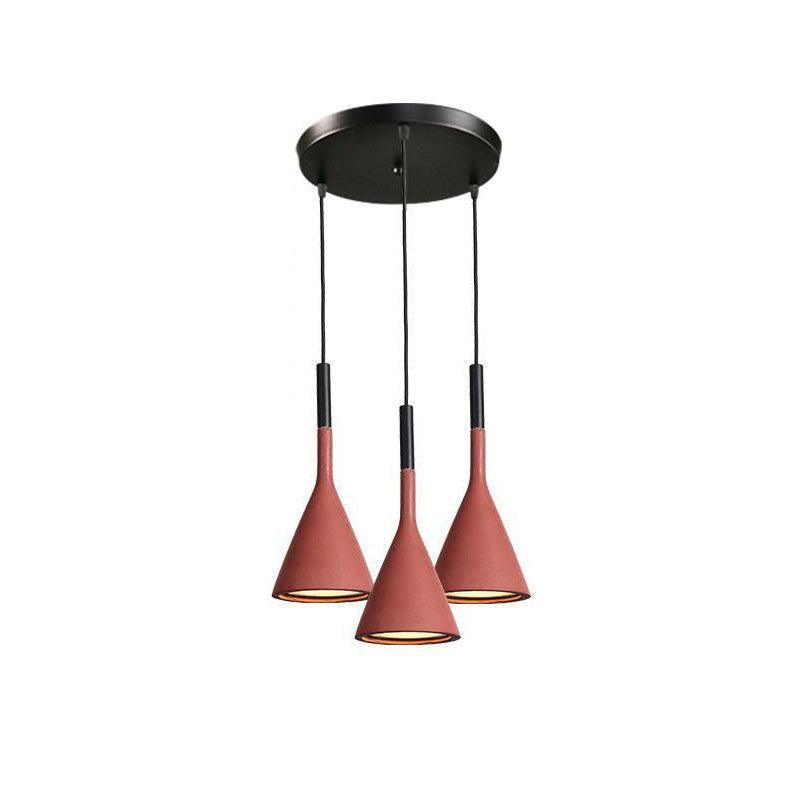 Nixor Pendant Lamp Concrete Conical Industrial