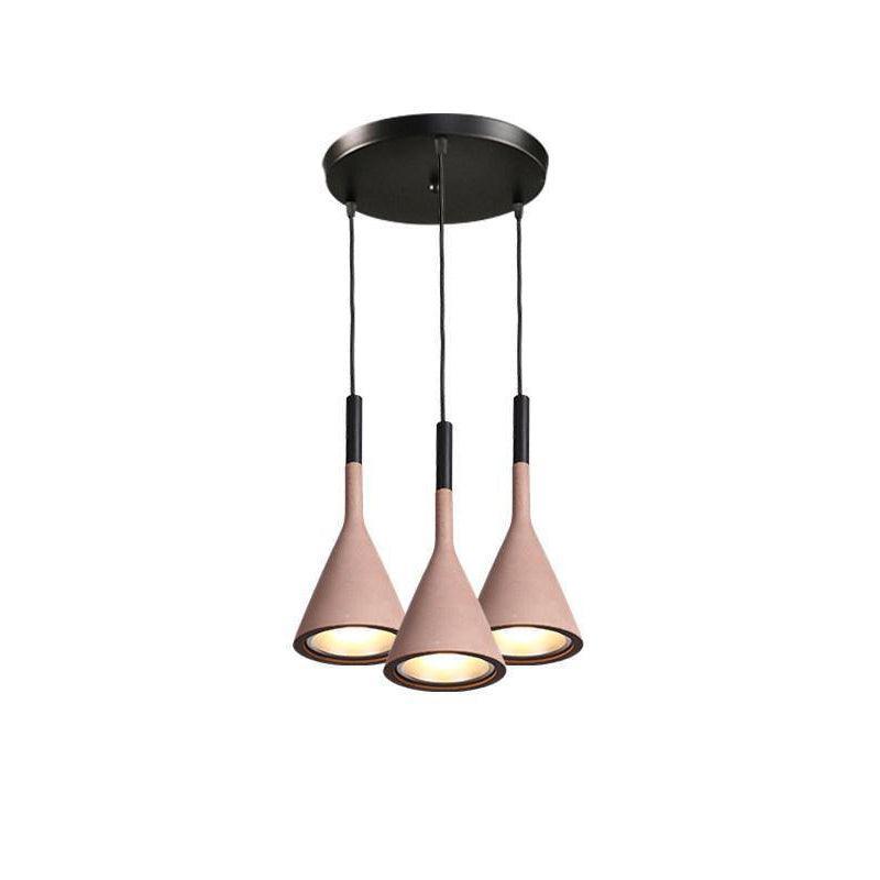 Nixor Pendant Lamp Concrete Conical Industrial
