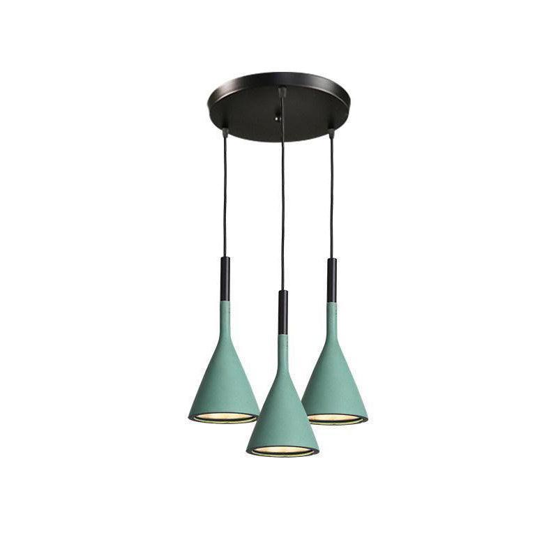 Nixor Pendant Lamp Concrete Conical Industrial