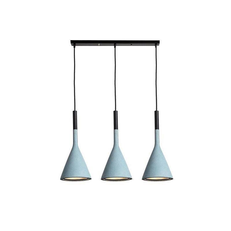 Nixor Pendant Lamp Concrete Conical Industrial
