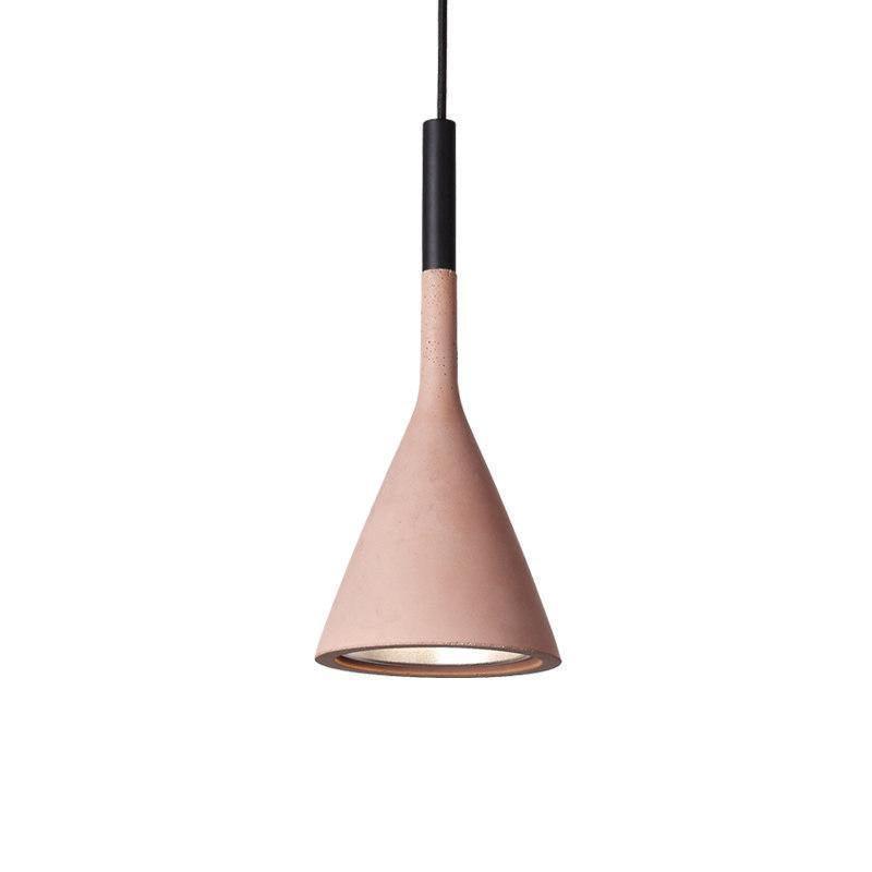 Nixor Pendant Lamp Concrete Conical Industrial