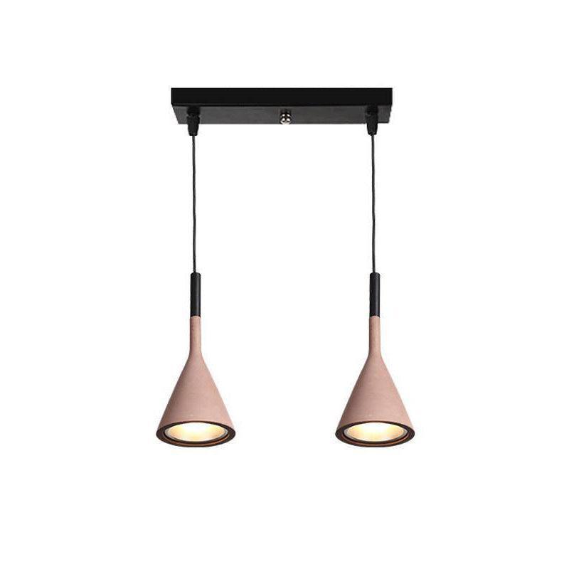 Nixor Pendant Lamp Concrete Conical Industrial