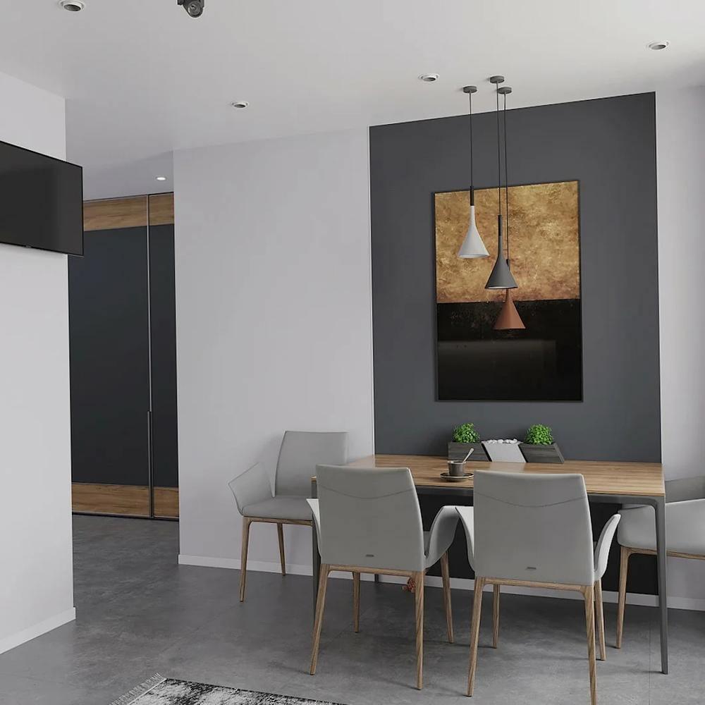 Nixor Pendant Lamp Concrete Conical Industrial