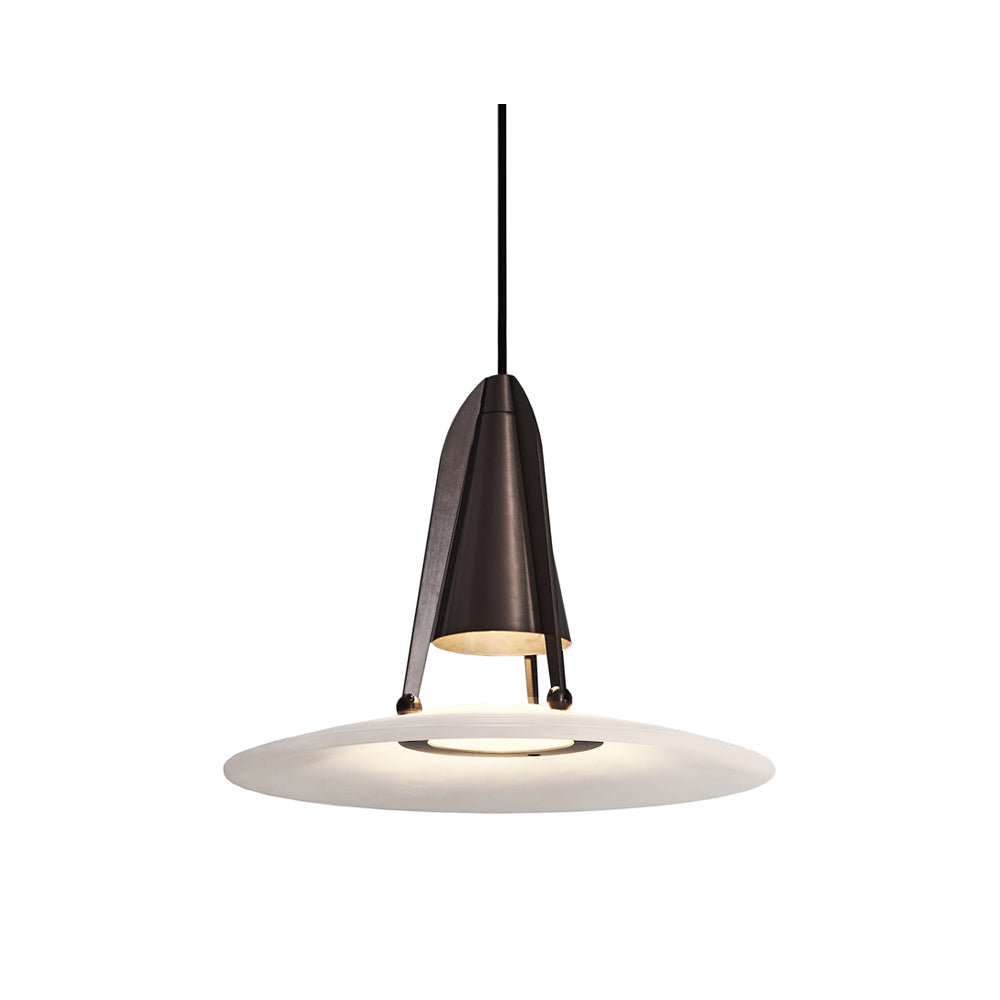 Halen Pendant Light Alabaster  Fusion