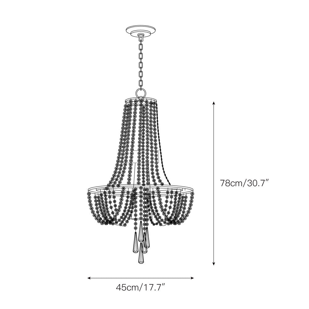 Sifuvys Postmodern Luxury Metal Crystal Chandelier