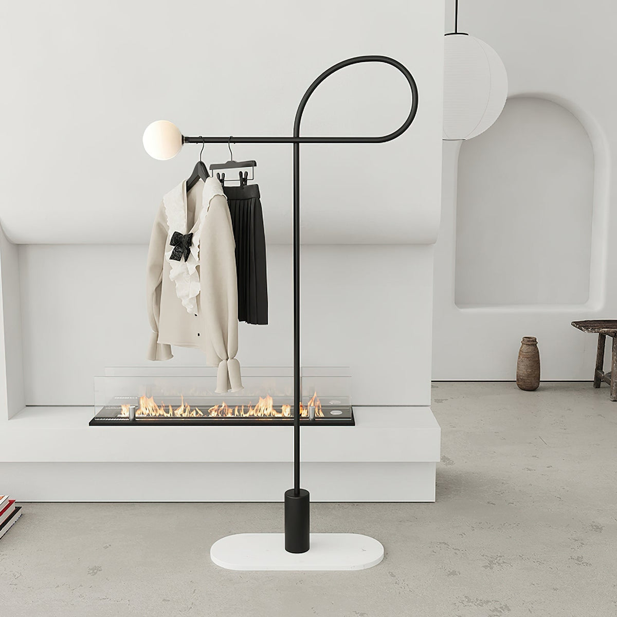 Zanoril Sculptural Floor Lamp