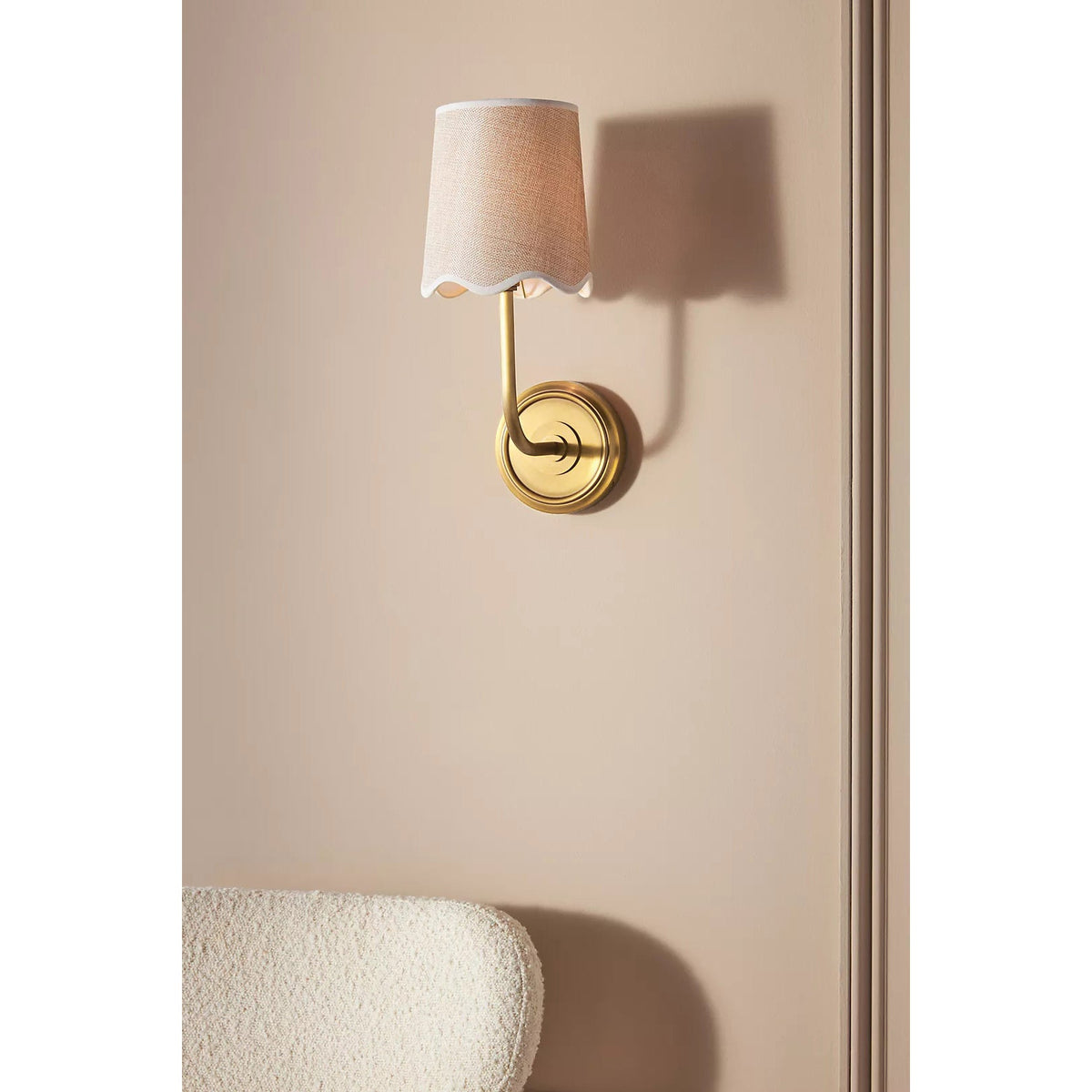 Sifuvyo Modern Minimalist Fabric Metal Wall Lamp