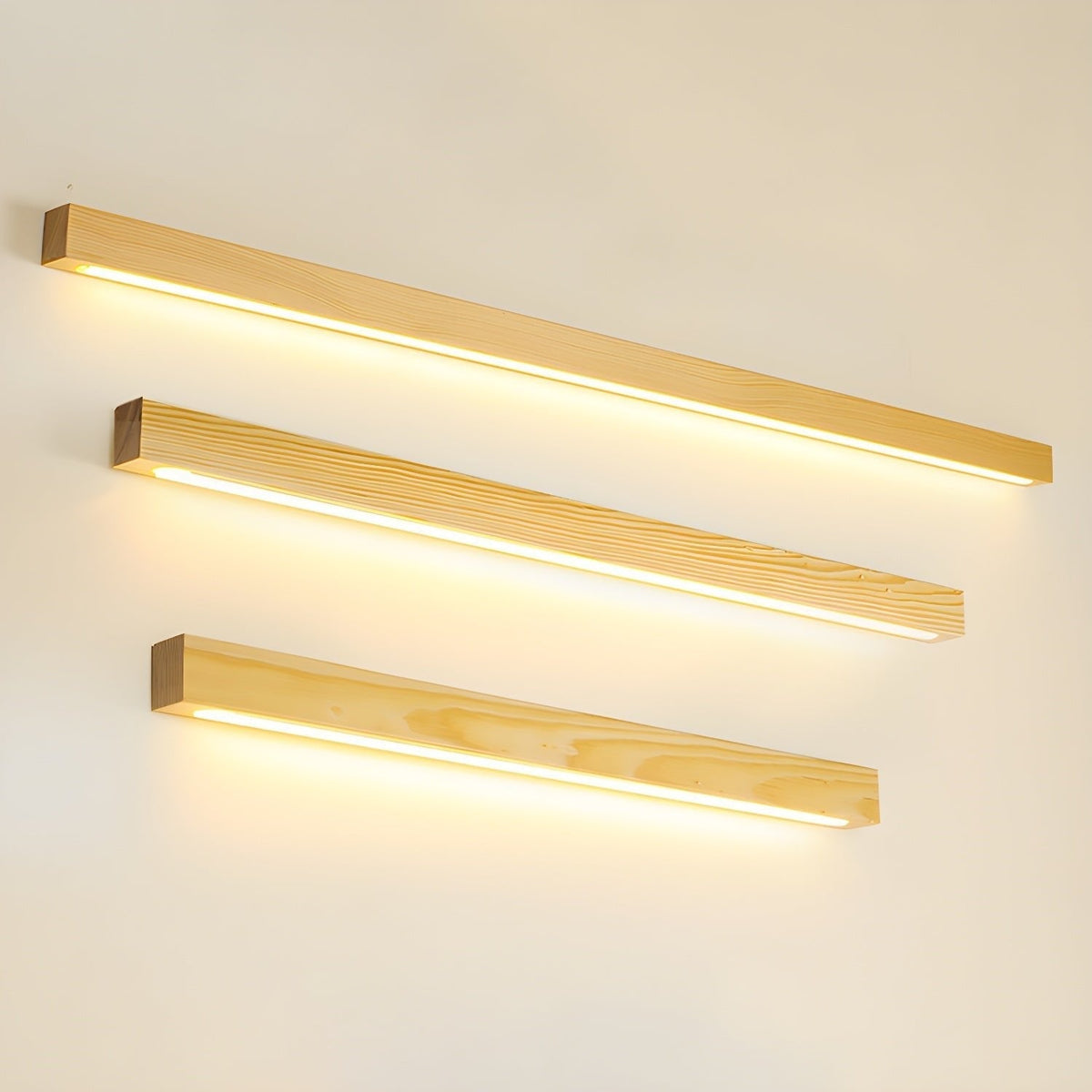 Elvivine Wall Light Wood Linear Minimalist LED