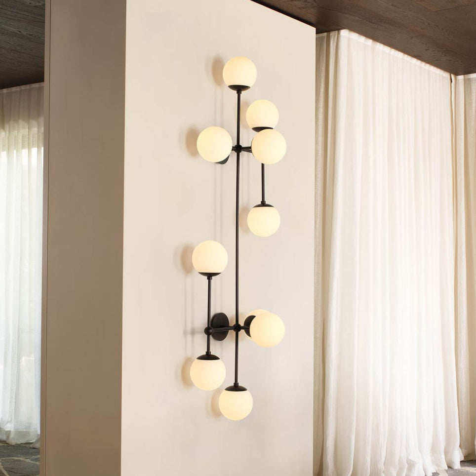 Ulfuvyo Modern Minimalist Glass Metal Wall Lamp