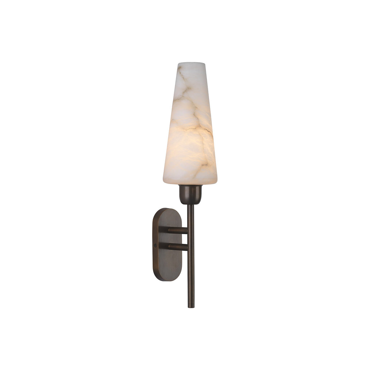 Arras Contemporary Alabaster Wall Lamp