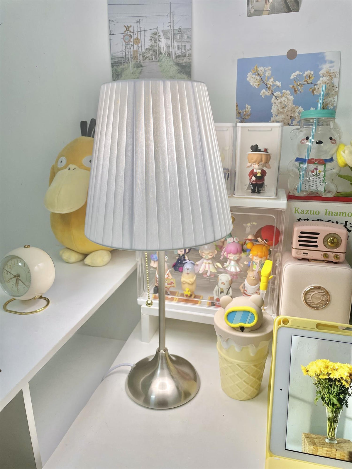 Simplicity  Pleated Fabric Table Lamp