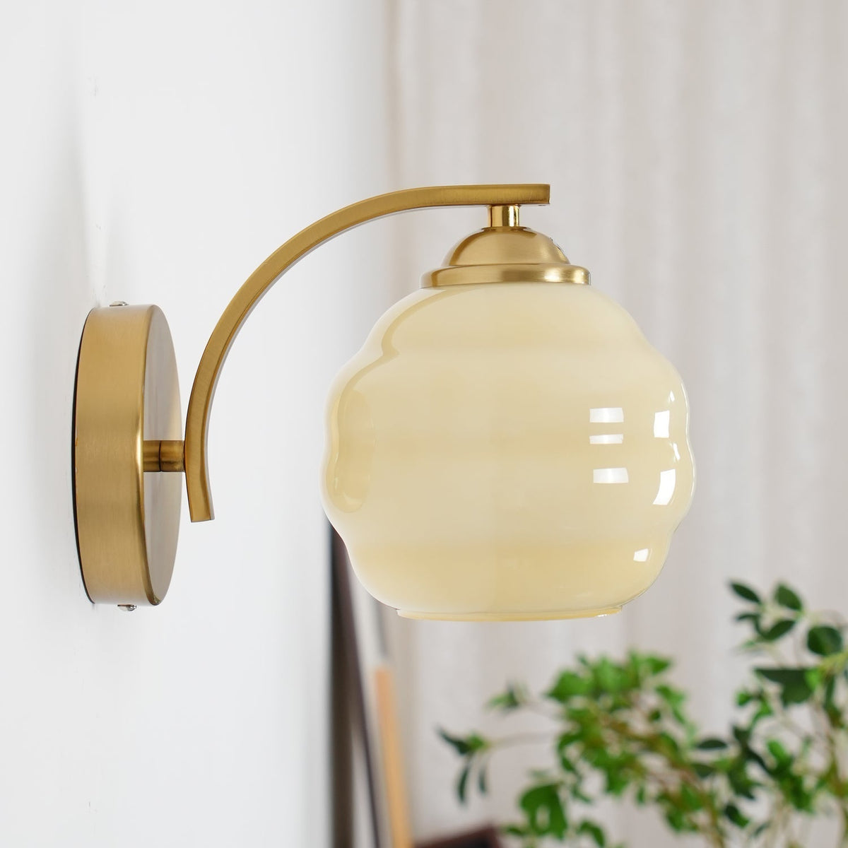 Veloelia Wall Lamp Art Deco Vintage Glass