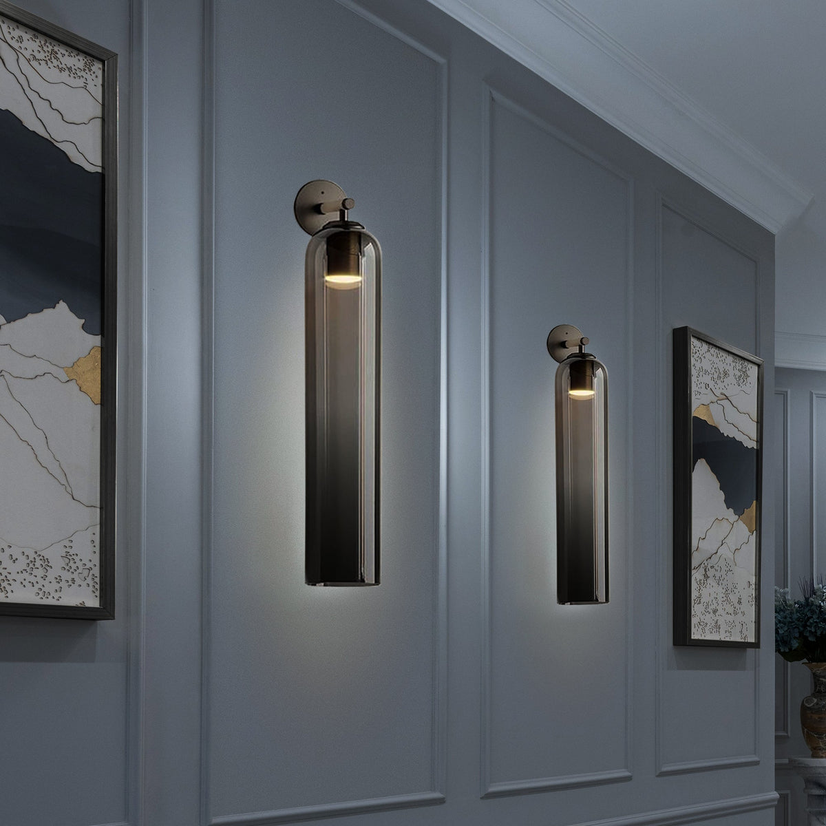 Sugimul Glass Indoor Wall Lamp Cylindrical