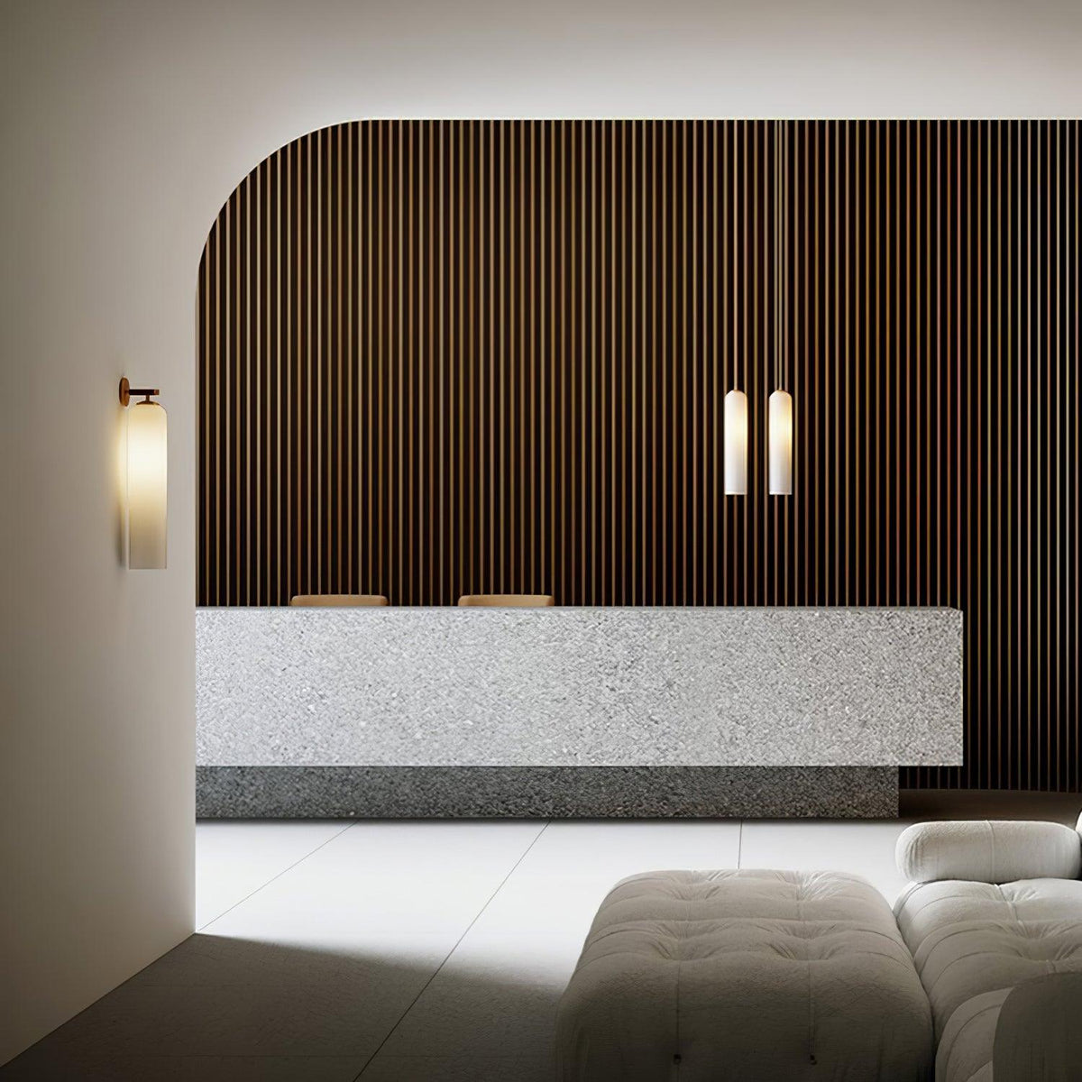 Sugimul Glass Indoor Wall Lamp Cylindrical