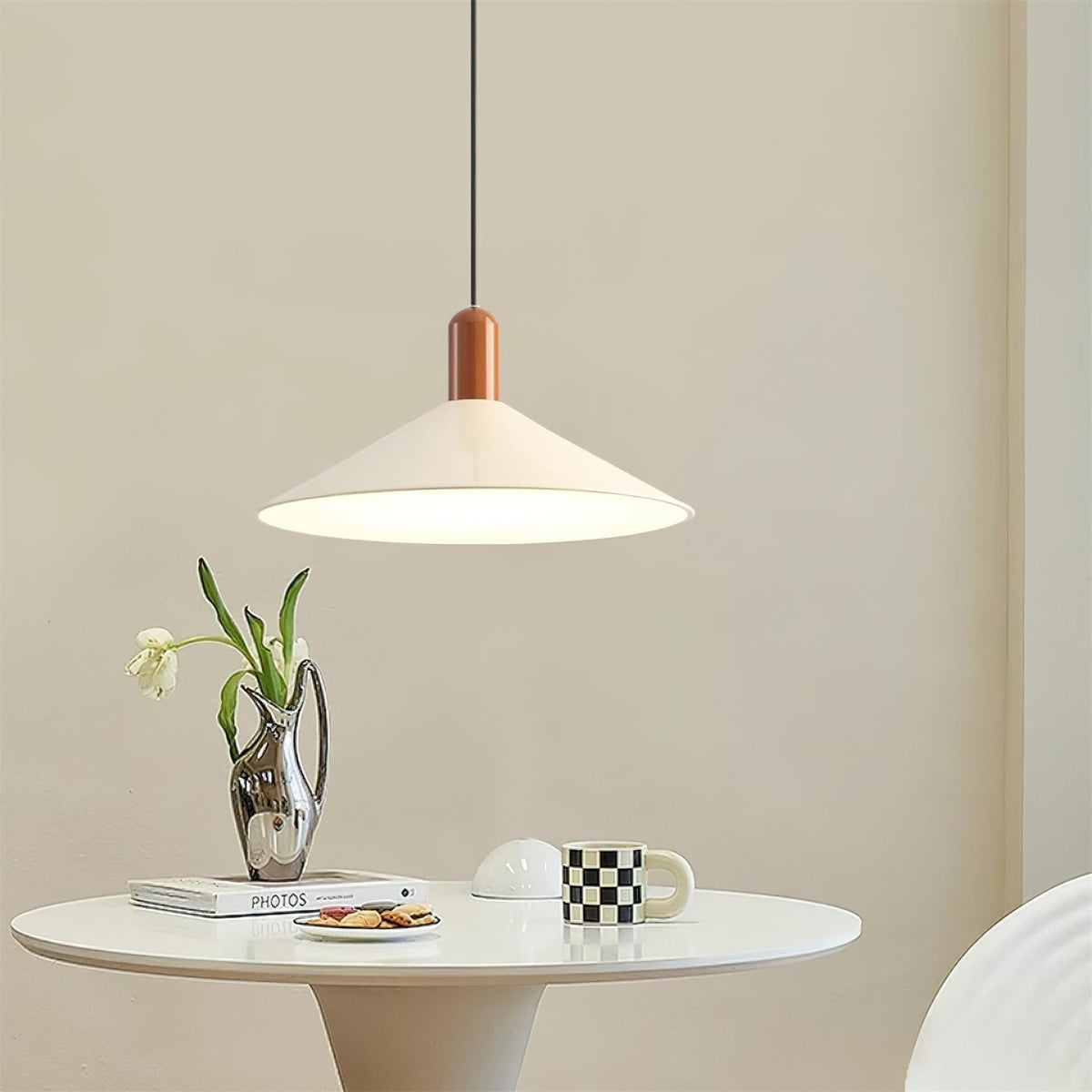 Pendant Light LED Minimalist Cone  Hanging Lamp for Kitchen Dining