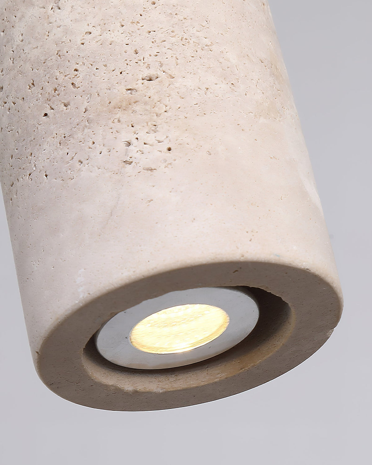 Auron Pendant Lamp Yellow travertine Marble