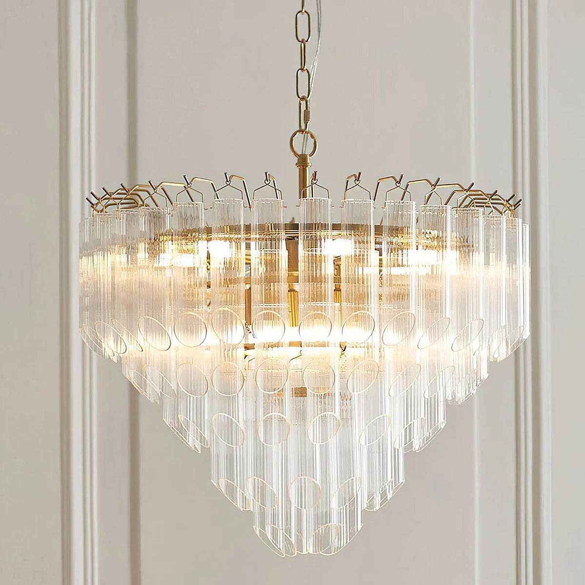 Astoria Waterfall Glass Chandelier