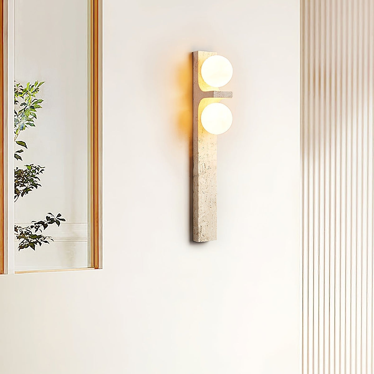 Cassiopeia Travertine Wall Light