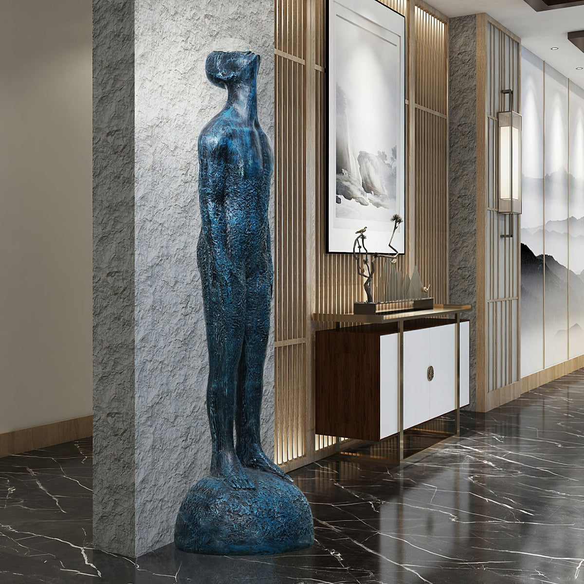 Tron Guardian Sculpture Floor Ornaments