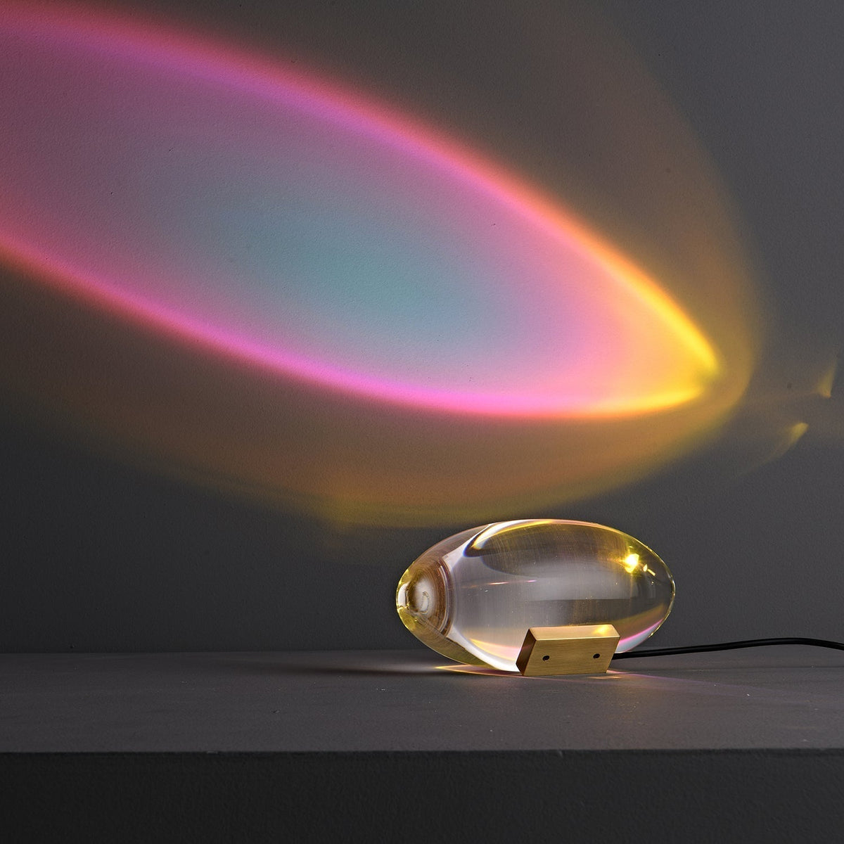 Solarece Crystal Minimalist Table Lamp