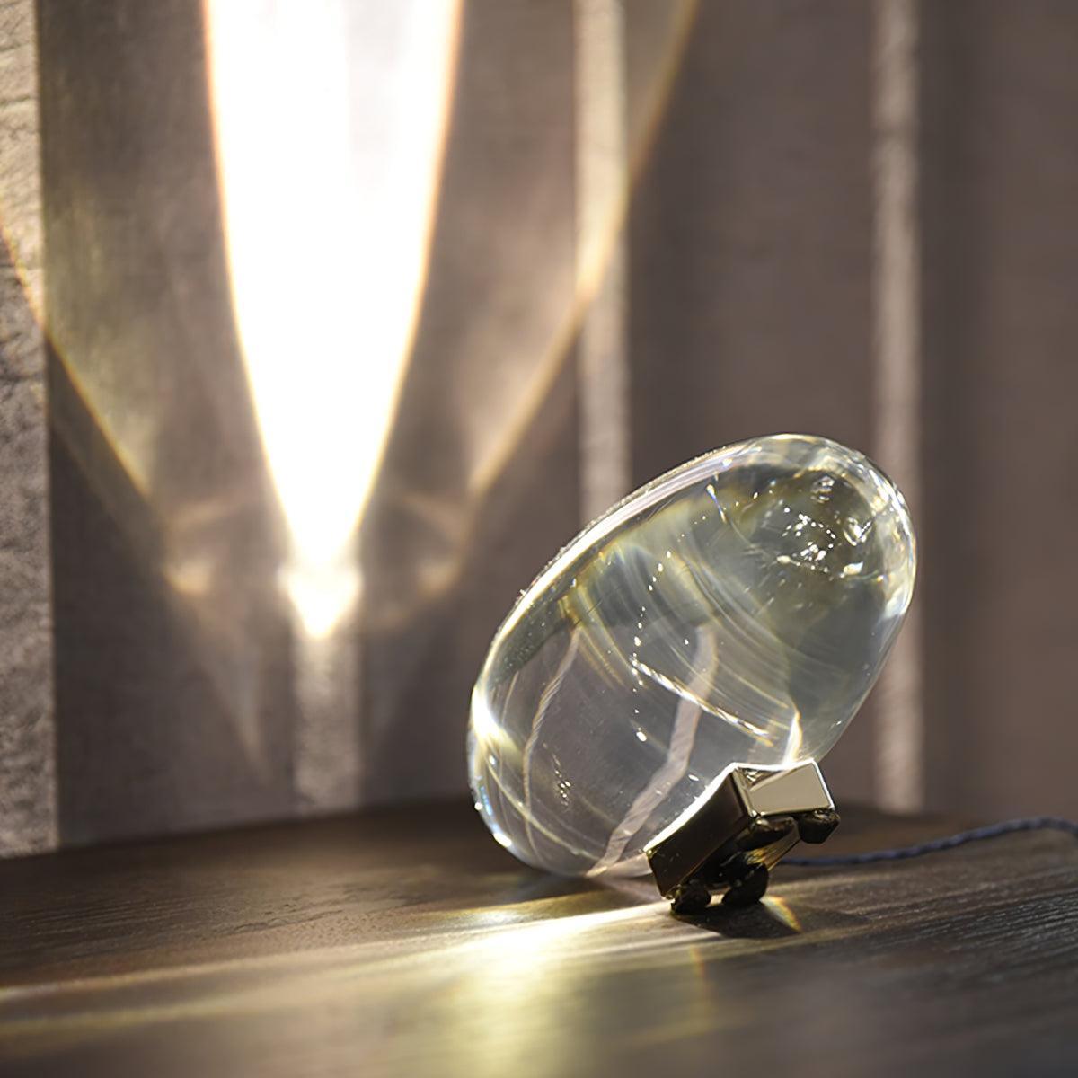 Solarece Crystal Minimalist Table Lamp