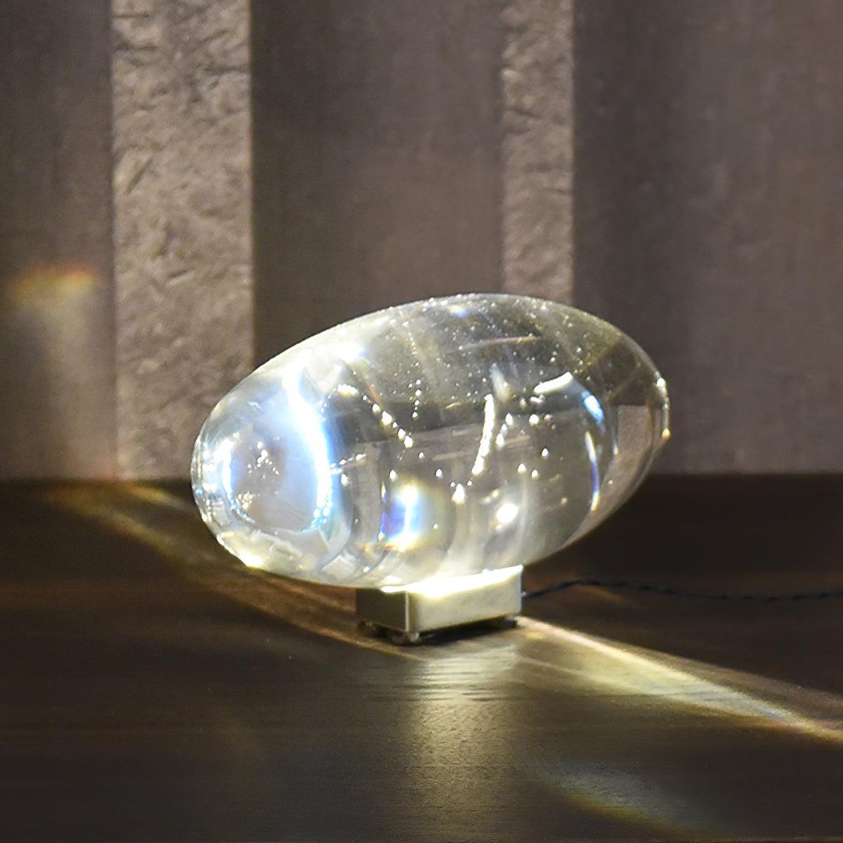 Solarece Crystal Minimalist Table Lamp