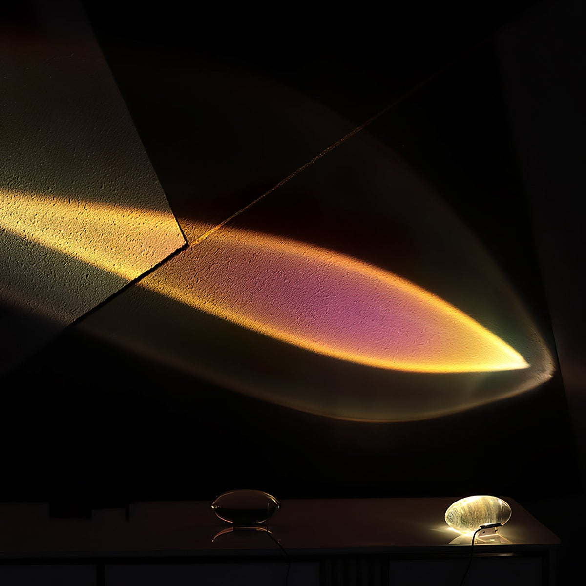 Solarece Crystal Minimalist Table Lamp