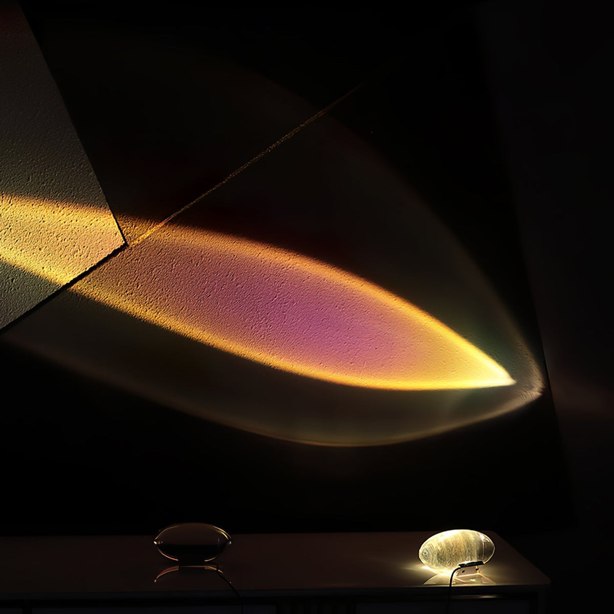 Solarece Crystal Minimalist Table Lamp