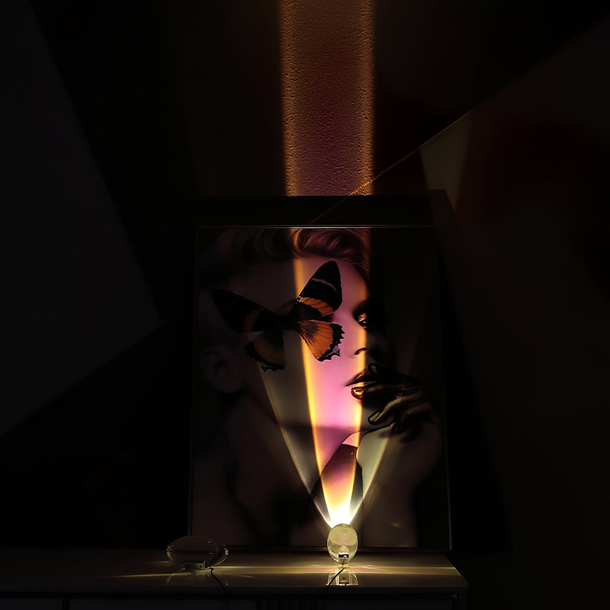 Solarece Crystal Minimalist Table Lamp