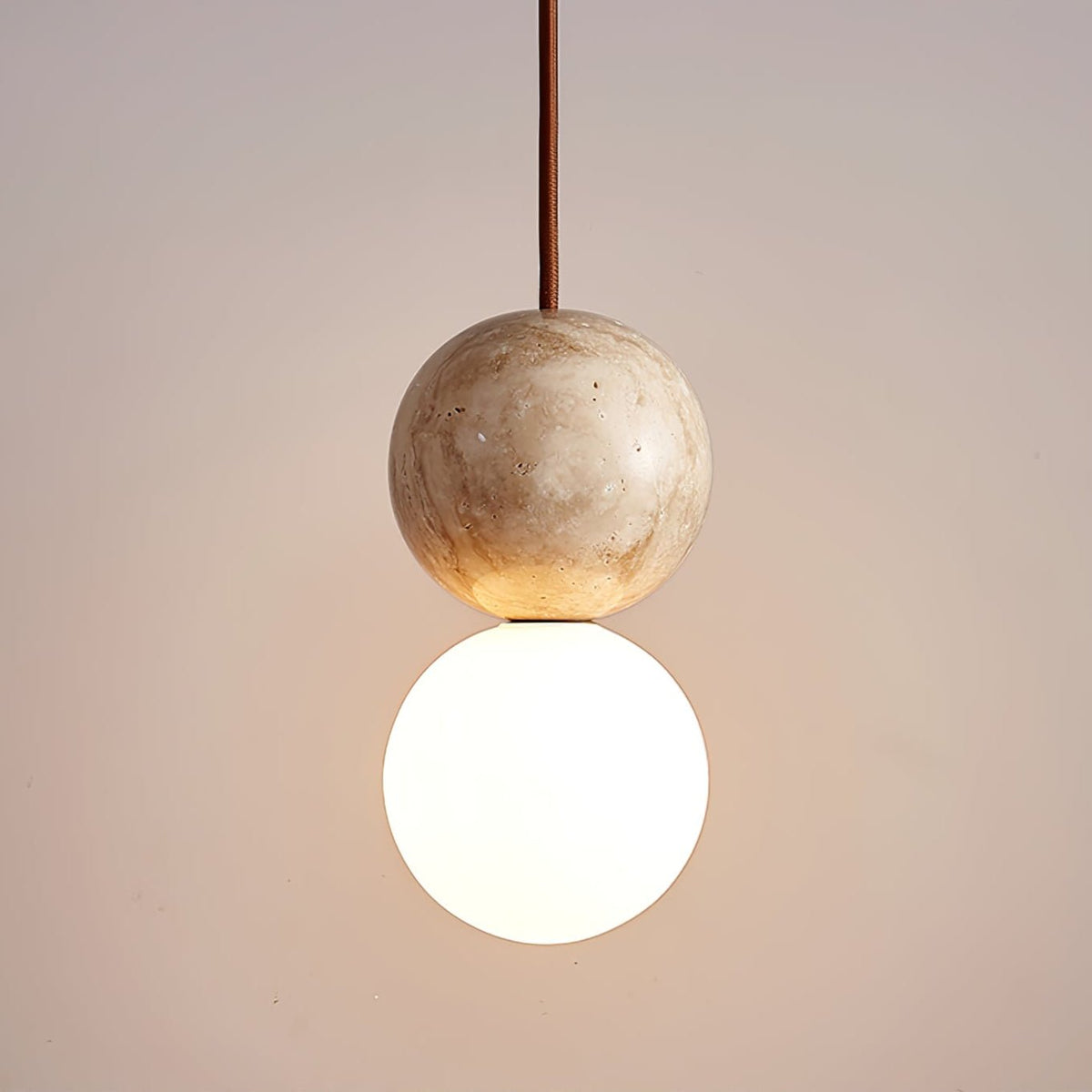 Serinelle Travertine Pendant Light