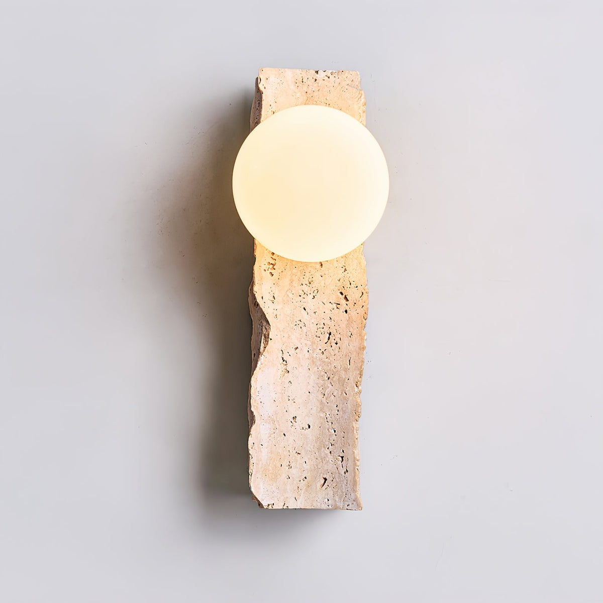 Elnoren Organic Travertine Wall Light