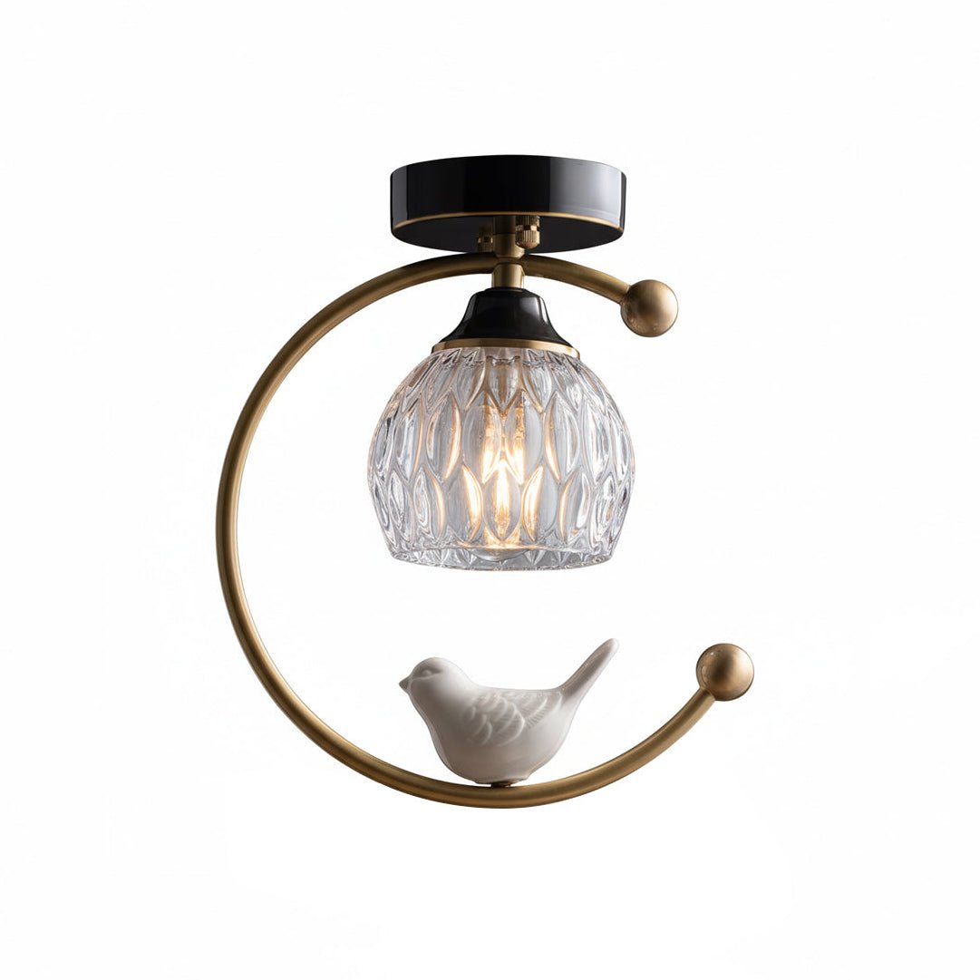 Otis Linearo Artistic Ceramic Bird Ceiling Light