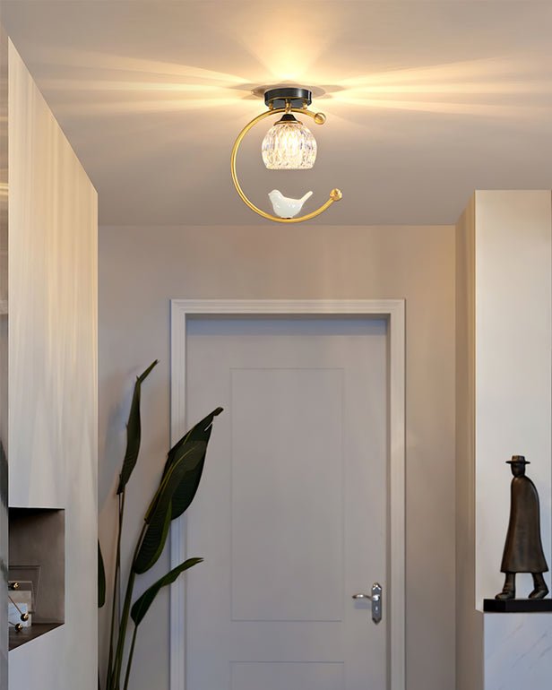 Otis Linearo Artistic Ceramic Bird Ceiling Light