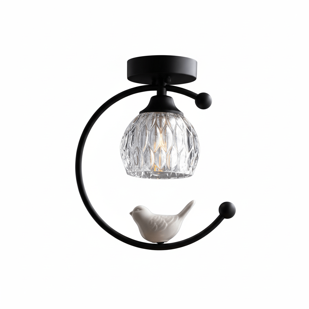 Otis Linearo Artistic Ceramic Bird Ceiling Light