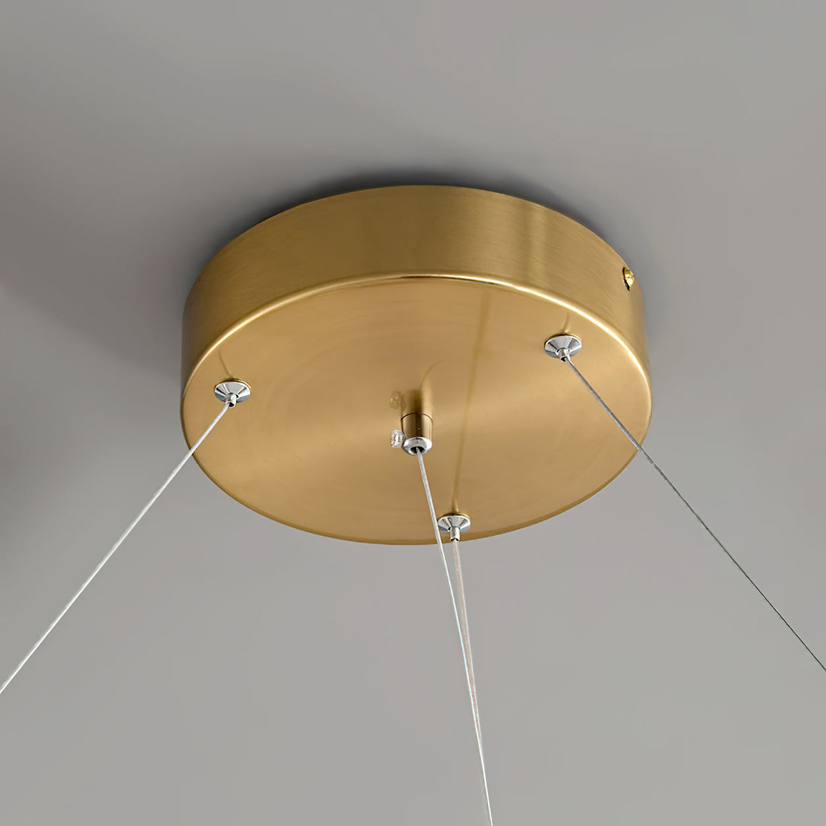 Ostruvys Postmodern Luxury Brass Alabaster Chandelier