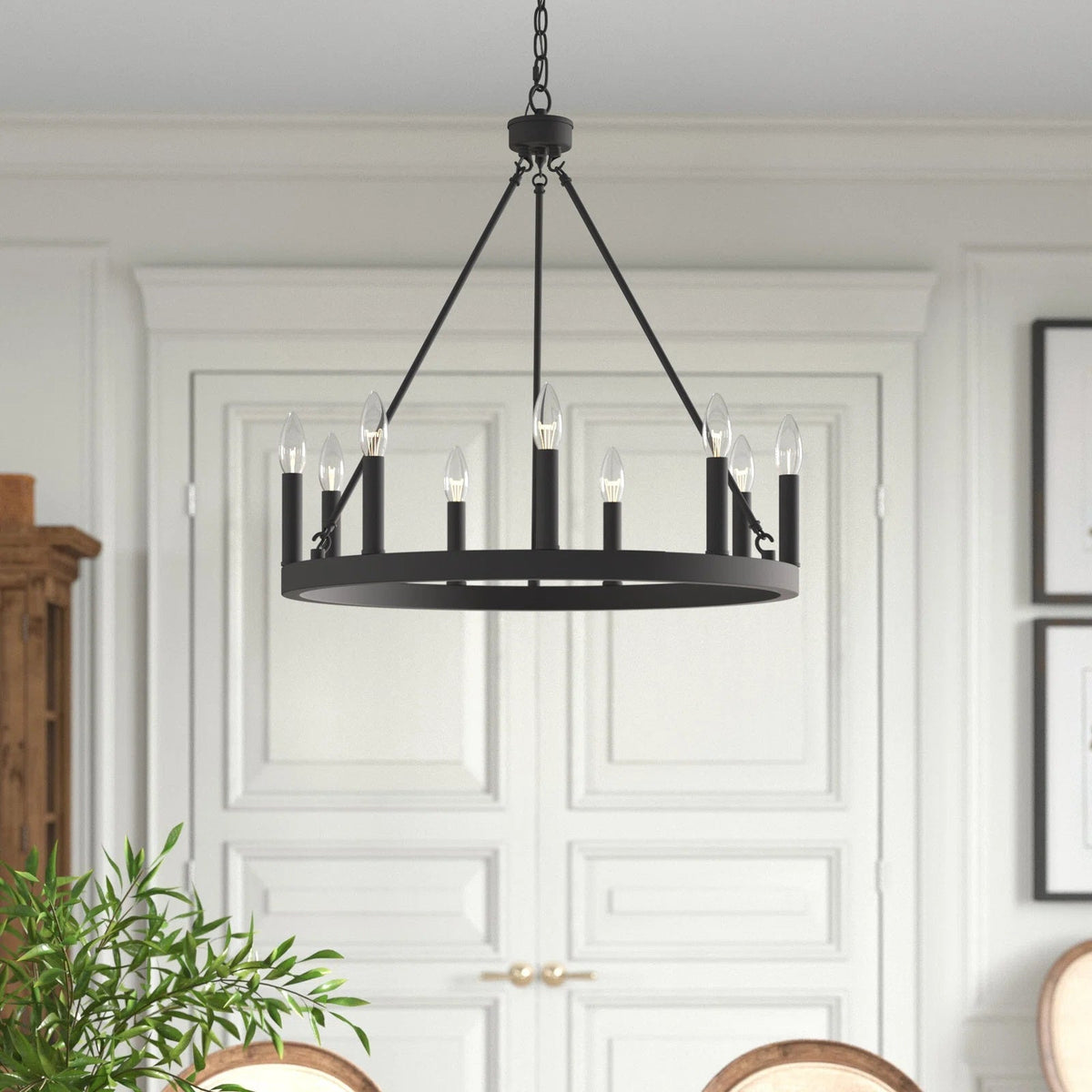 Mjolkuvyo Modern Minimalist Metal Chandelier